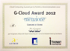G-Cloud Award 2012