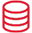 Icona di un database che rappresenta lo sviluppo backend.